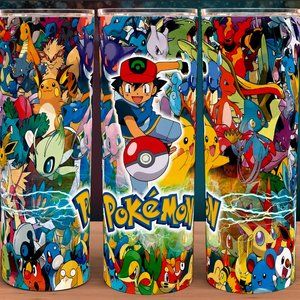 Pokemon Character Coffee Cup Tumbler 20oz